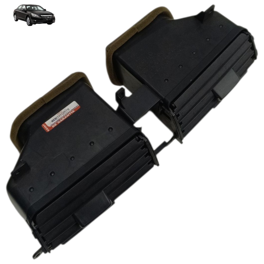 Par Difusor Central Painel Honda Accord 2012 2011 2010 2009 1