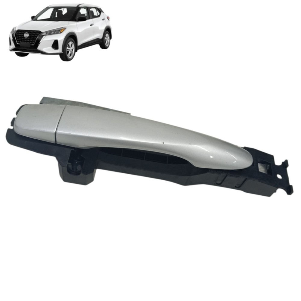Maçaneta Externa Dianteira Direita Nissan Kicks 2024 2023 Preto/prata Dianteira