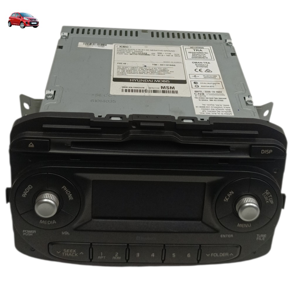 Rádio original Kia Picanto 2016 2015 2014 2013 2012 1