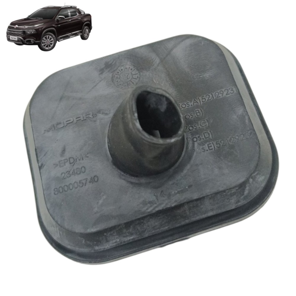 Coifa passa fio lateral Fiat toro 2021 2020 2019 2018