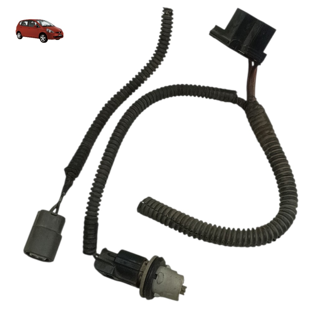 Par Plug Conector Farol Direito Honda Fit 2003 2004 2005 1
