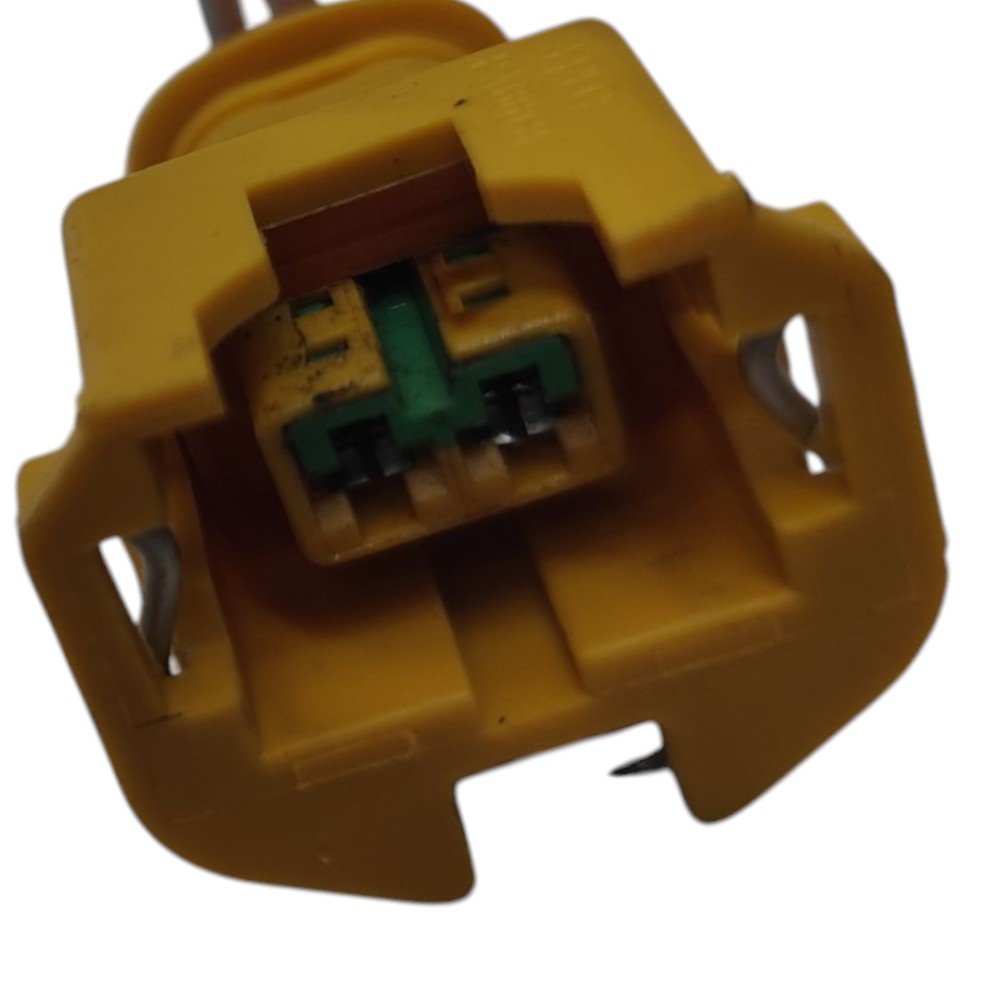 Plug conector bico injetor Fiat Uno Vivace 2012 2013 2014 15 4