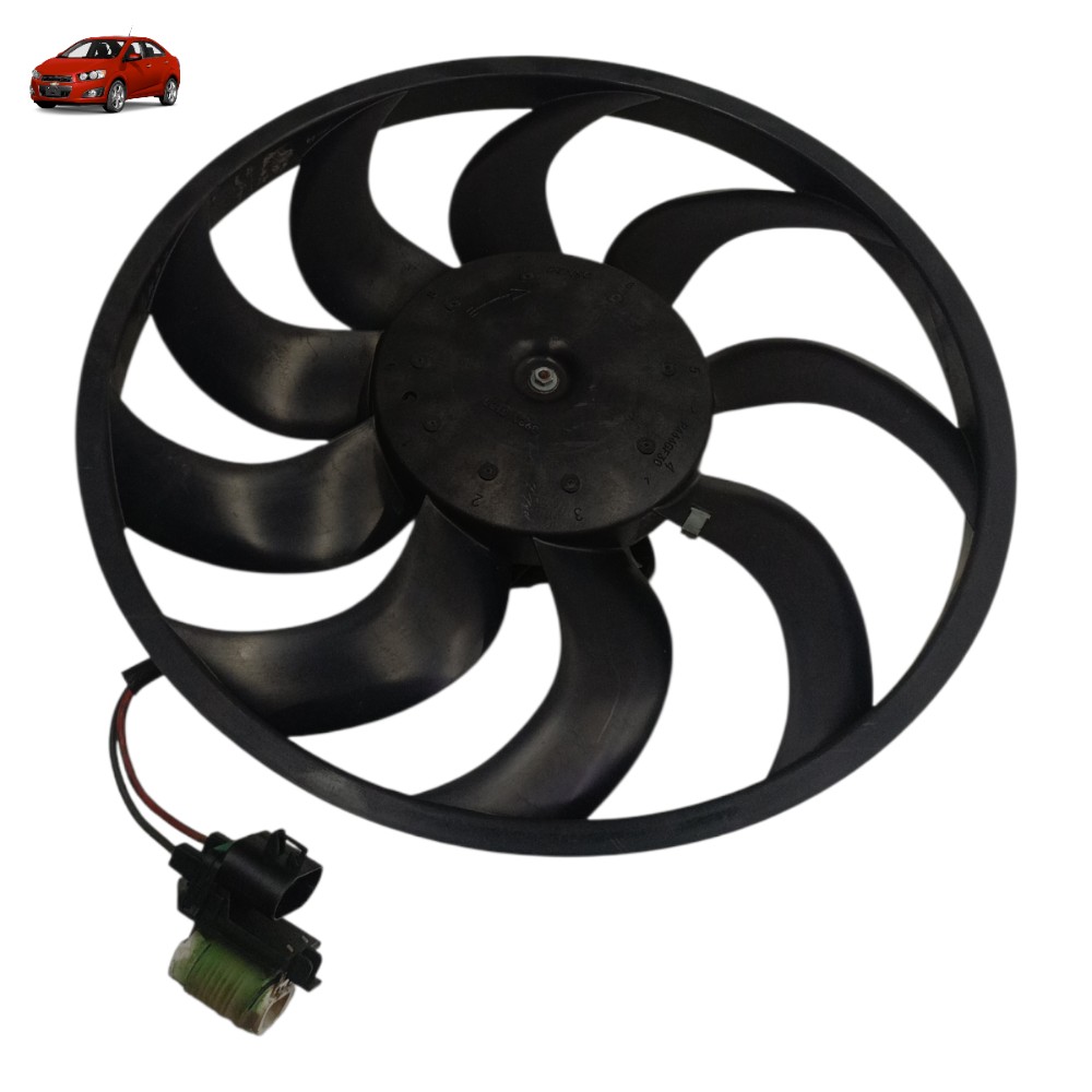 Ventoinha radiador GM Sonic 1.6 Automático 2012 2013 2014