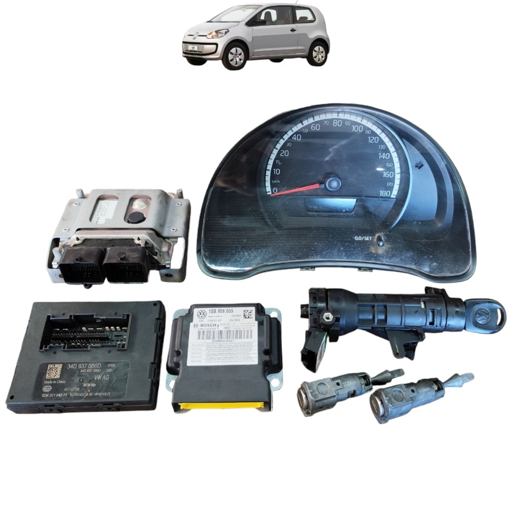 Kit Code Módulo Injeção Vw Up 1.0 12v Manual 2014 2015 1
