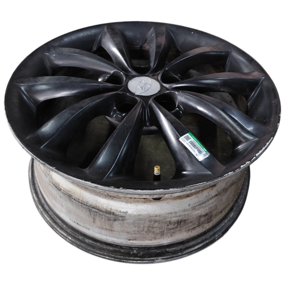 Jogo Roda Aro 17 5×114,3 Hyundai Azera Tucson Ix35 Santa Fé Preto 6