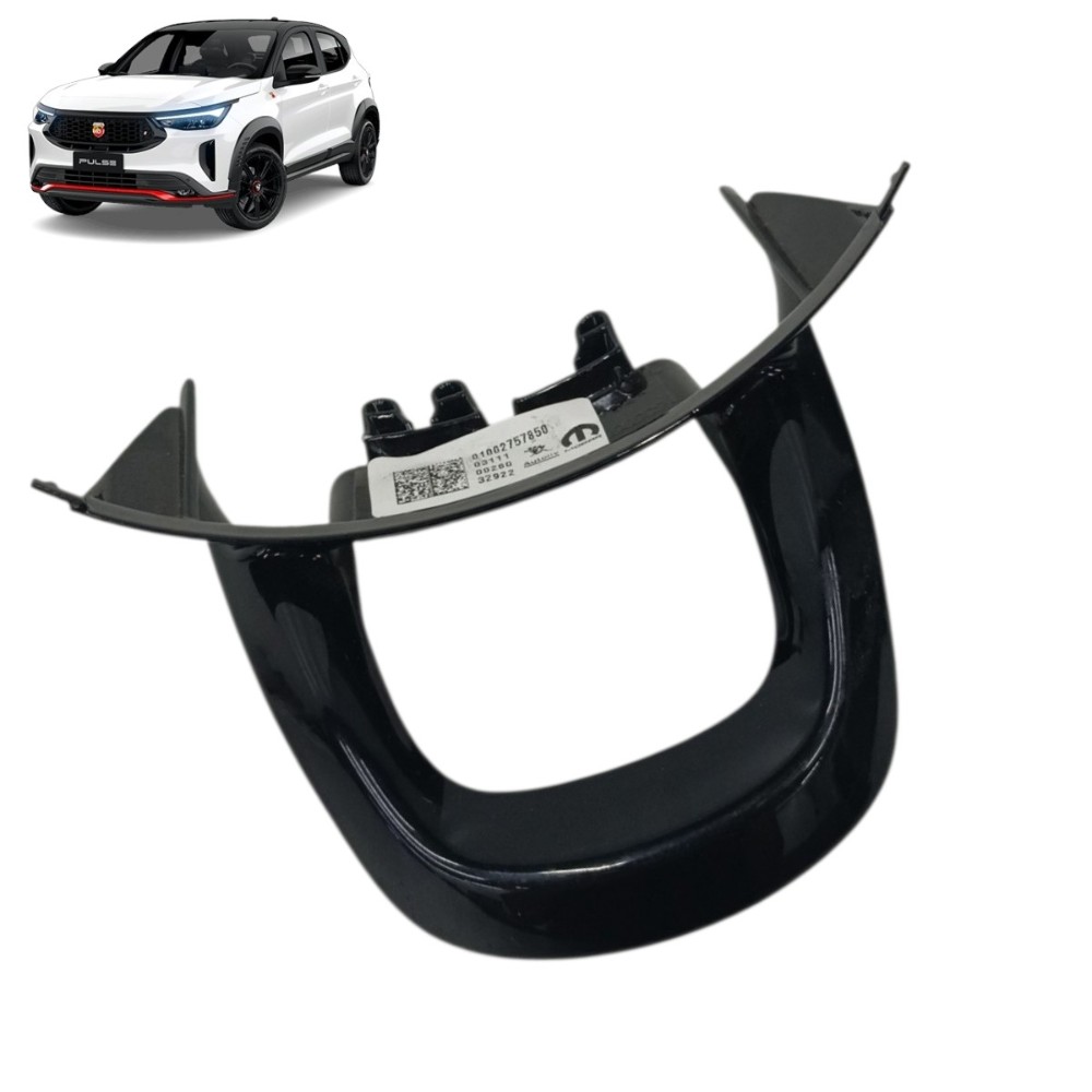 Acabamento Volante Direção Fiat Palio Pulse Abarth 2023 2024 Preto Moldado