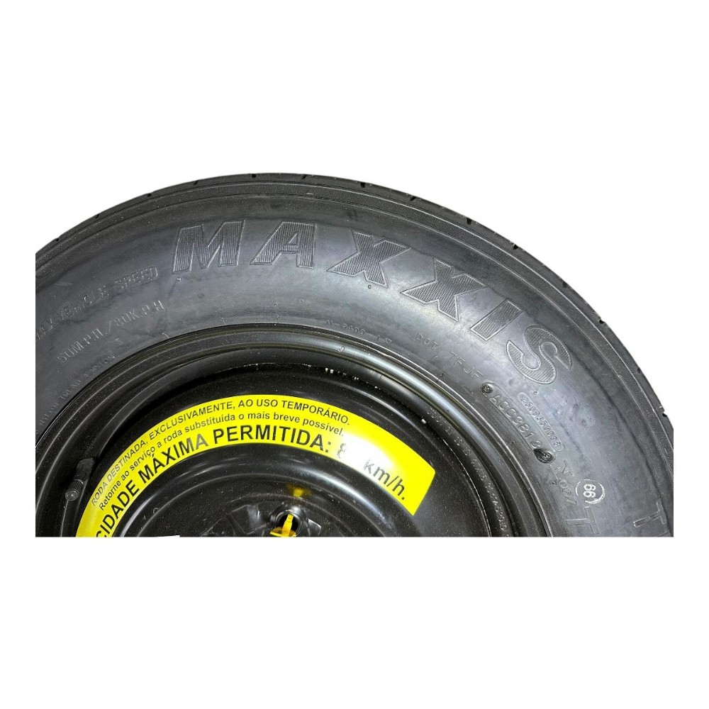 Roda estepe fino aro 16 pneu 155 90 Fiat Toro 2.0 2025 5×110 3