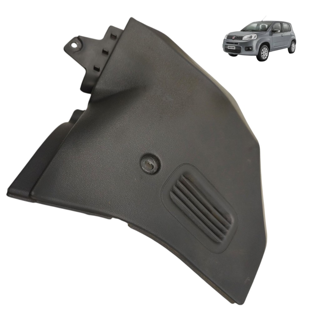 Moldura lateral esquerda console Fiat Uno Vivace 2013 2014 1