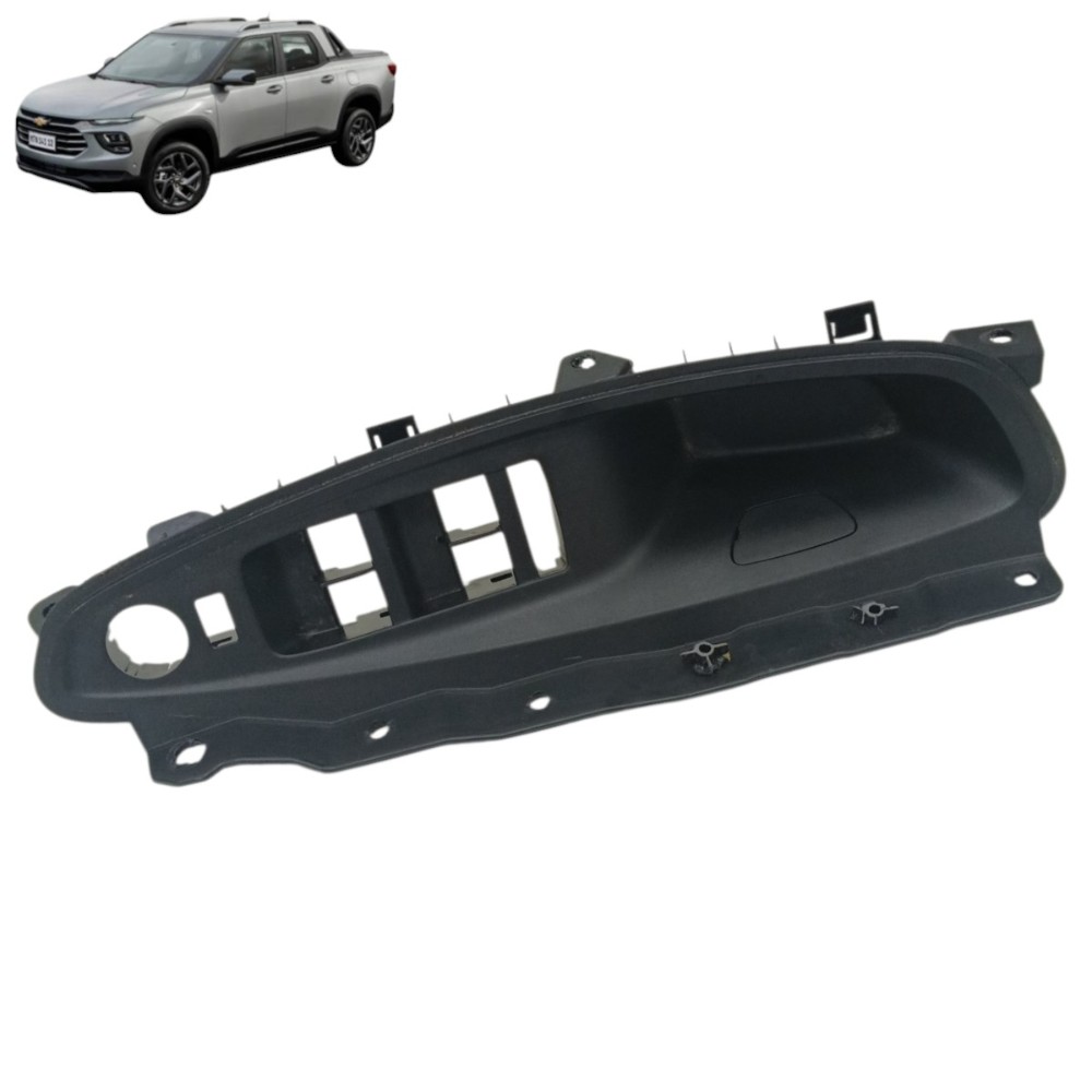 Puxador Interno Porta Dianteira Esquerda Gm Montana 2026 Preto Dianteira