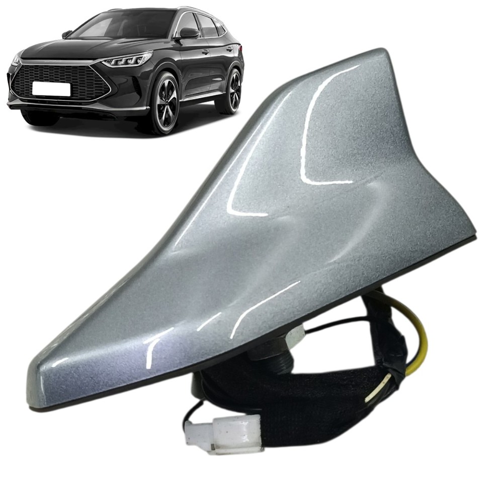 Antena Tubarão Tetô Byd Song Plus Gs 2025 2024 2023 Cinza