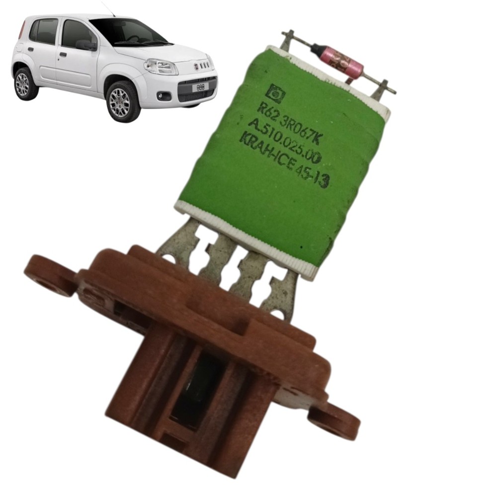 Resistência caixa ar forçado fiat uno Vivace 2012 2013 2014