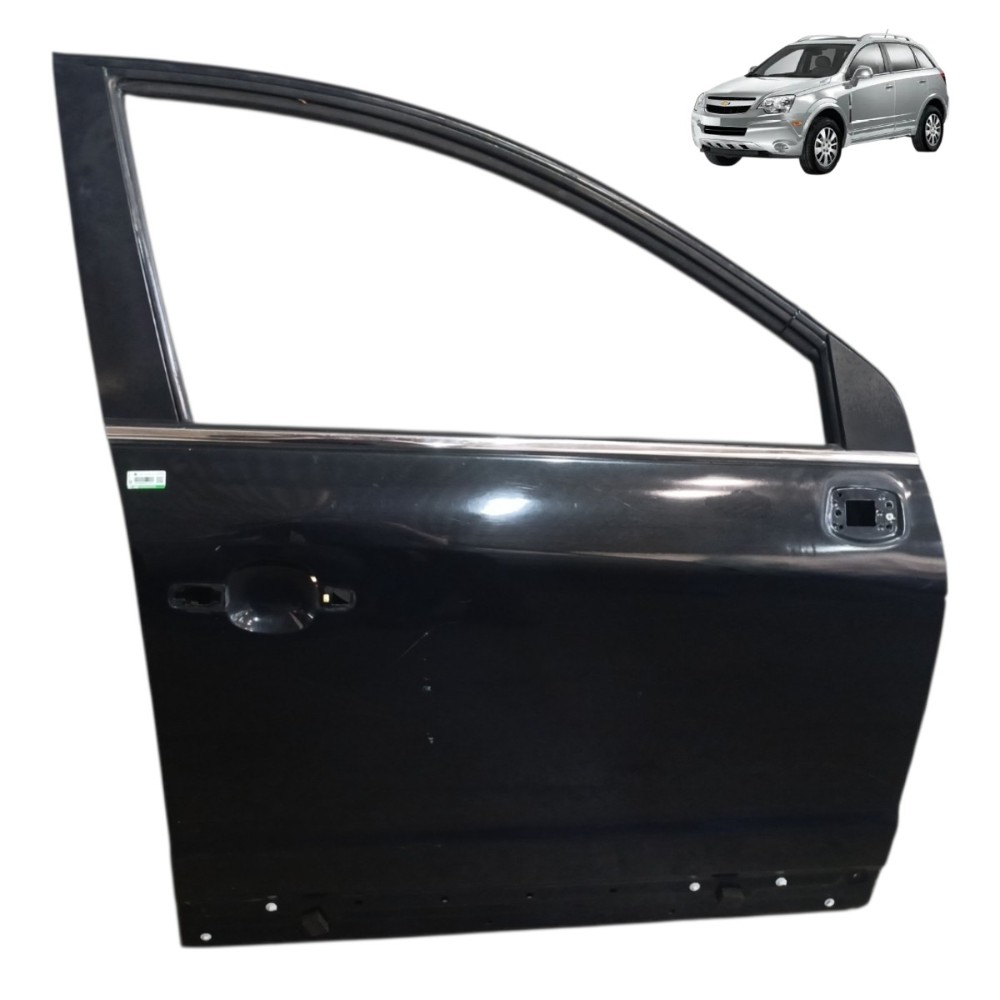 Porta Dianteira Direita Gm Captiva 2011 2012 2013 14 Detalhe Dianteira Direita Preto