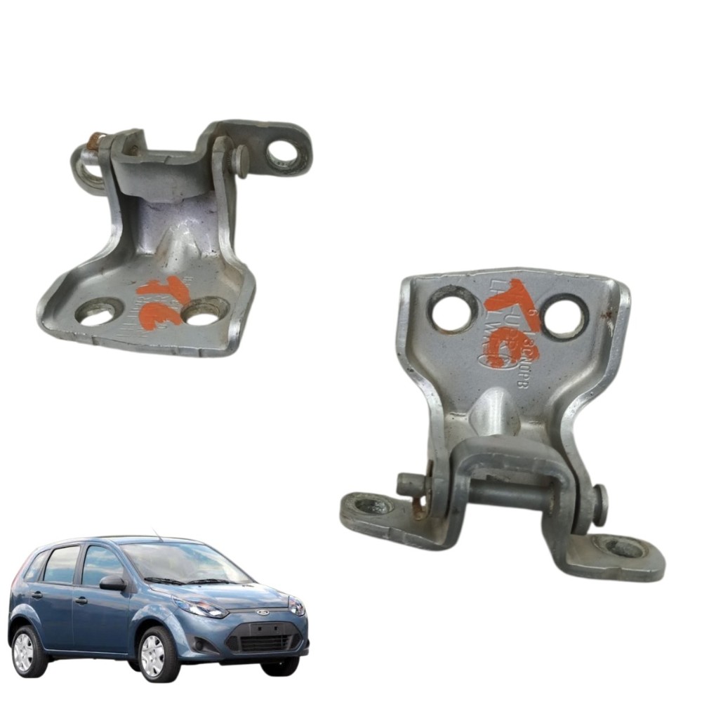 Par dobradiça porta traseira esquerda Ford Fiesta 2007 2014