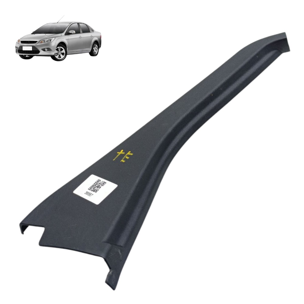 Acabamento Interno Porta Tras Esquerda Ford Focus Sedan 2012 Preto