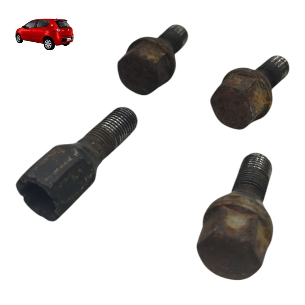 Jogo Parafuso Roda Chave 19 Fiat Palio Attractive 2013 2014