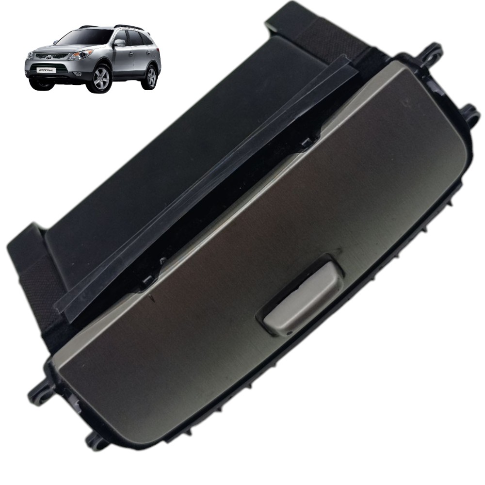 Porta Objetos Painel Hyundai Veracruz 2008 2009 2010 2011 12 Prata 1