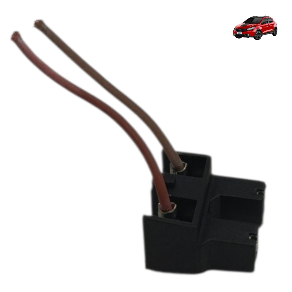 Plug Conector Lâmpada Farol Baixo Fiat Argo 2019 2020 2021 1