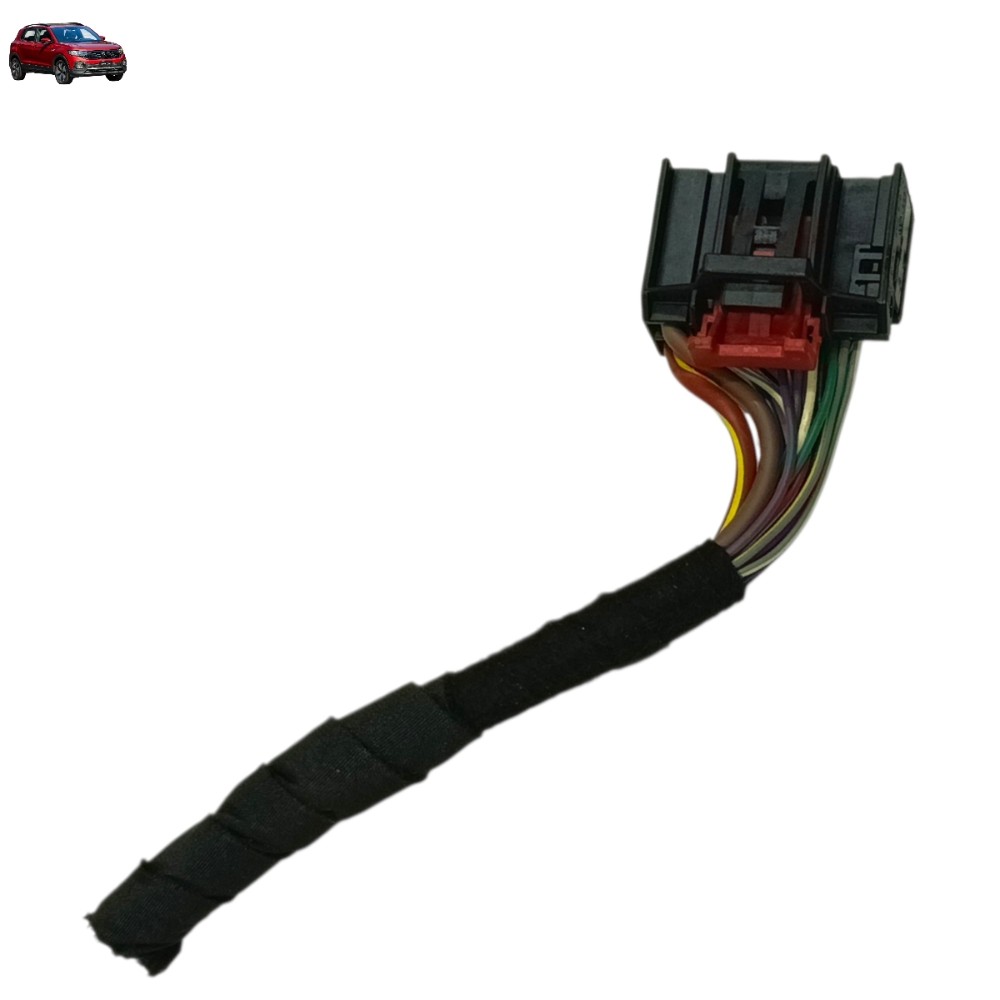 Plug conector motor máquina vidro dianteira vw tcross 2022