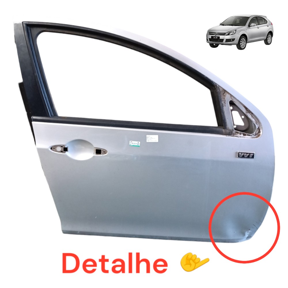 Porta Dianteira Direita Jac J3 2011 2012 2013 Com Detalhe Dianteira Direita Prata 1