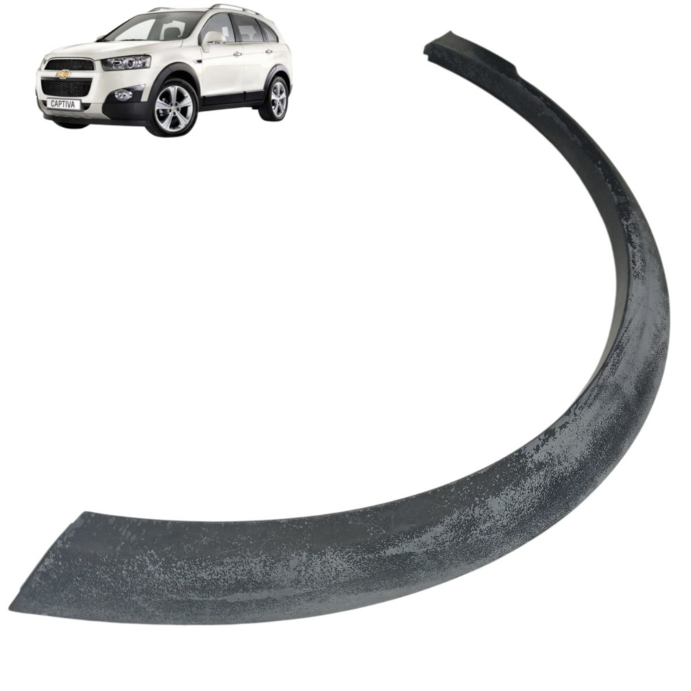 Moldura Paralama Traseiro Esquerdo Gm Captiva 2011 2012 2013 Preto