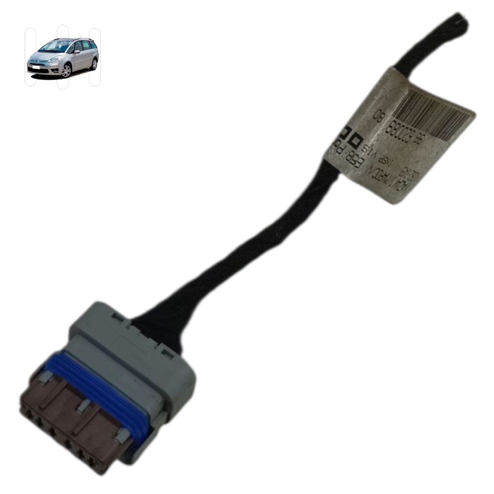 Plug conector fechadura dianteira esquerda grand c4 2008 09 1