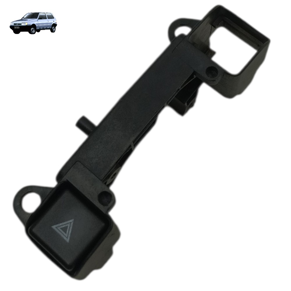 Botão suporte pisca alerta Fiat Uno 1995 1996 1997 1998 1999 1