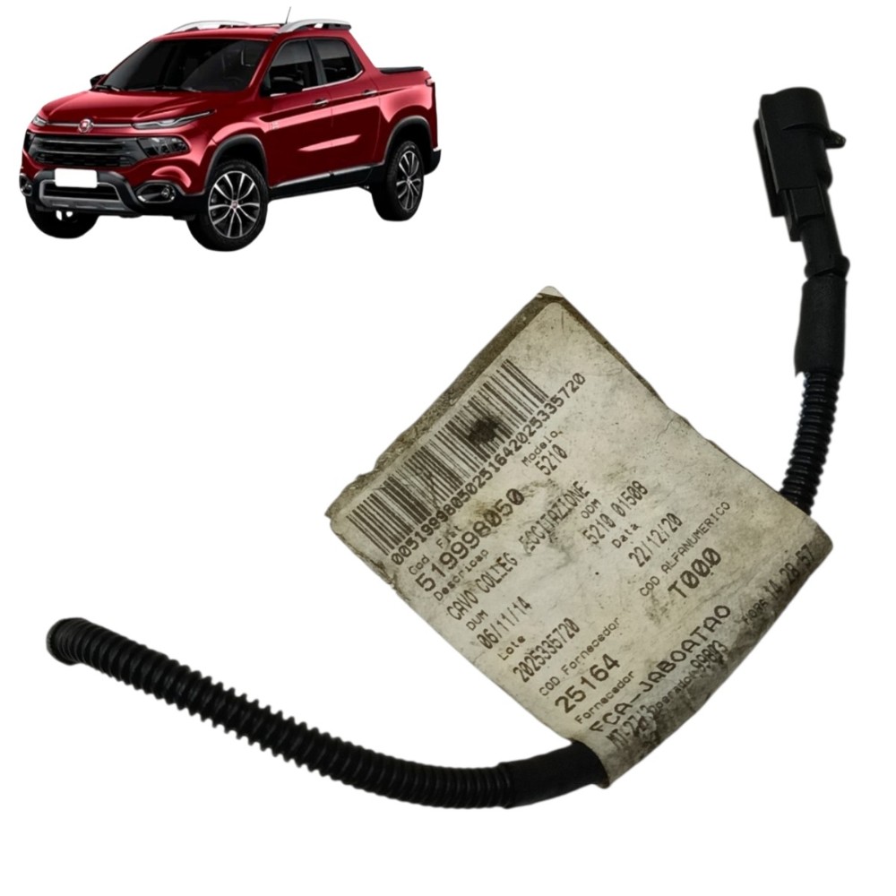 Chicote motor arranque fiat toro 1.8 2021 2020 2019 2018