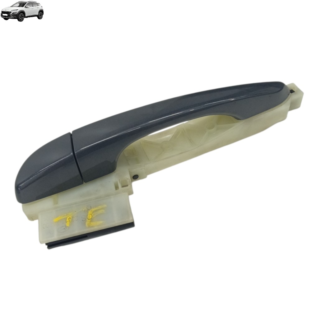 Maçaneta Externa Traseira Esquerda Hyundai Kona 2023 2024 Preto/branco Traseira