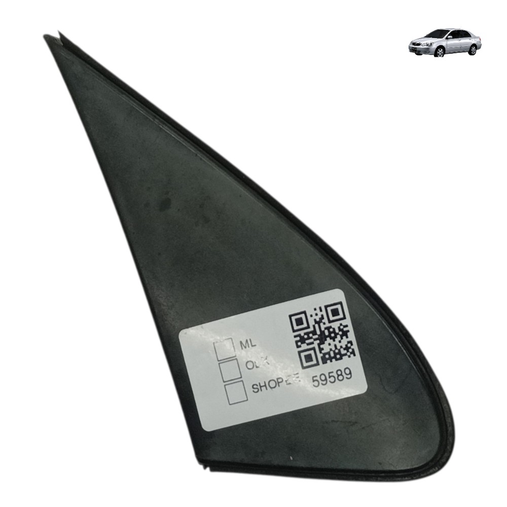 Acabamento Externo Retrovisor Direito Toyota Corolla 2003 Preto