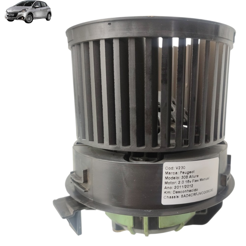 Motor Ventoinha Caixa Ar Forçado Peugeot 308 2.0 2011 2012 1