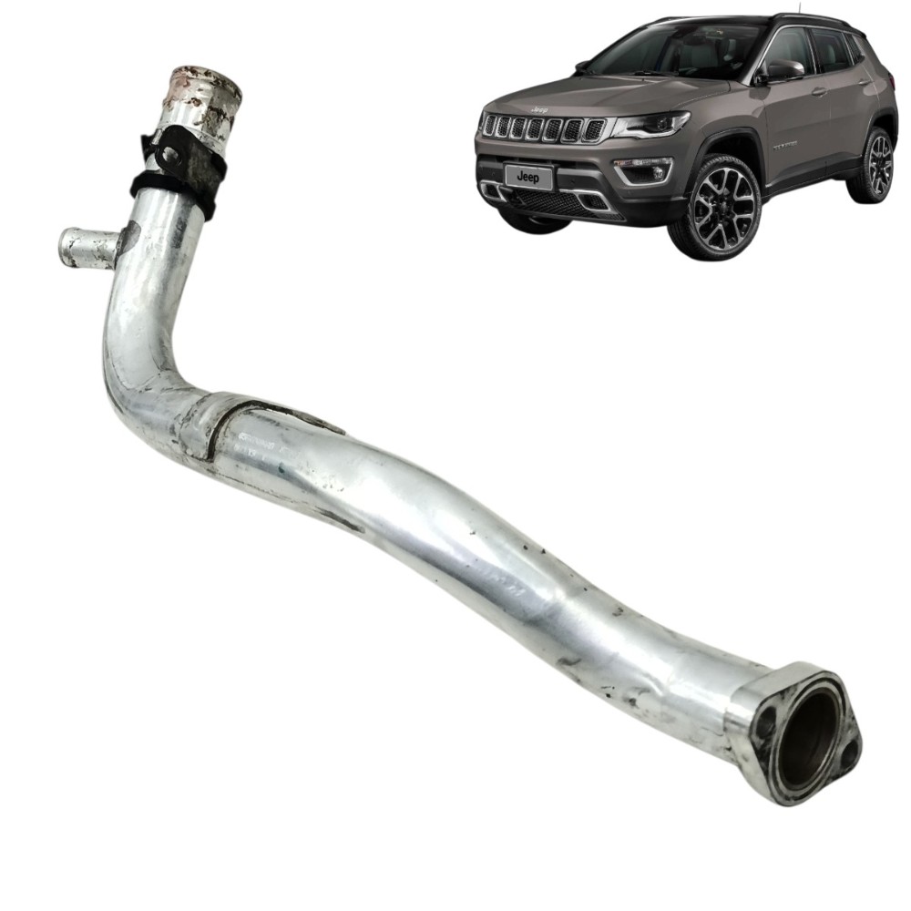 Tubo Cano Água Motor Jeep Compass 2.0 Flex 2017 2018 2019 20 Cinza