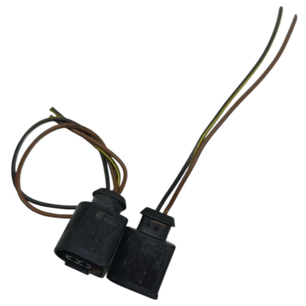 Par Plug Conector Buzina Dupla Vw Polo 1.6 2008 2009 2010 1