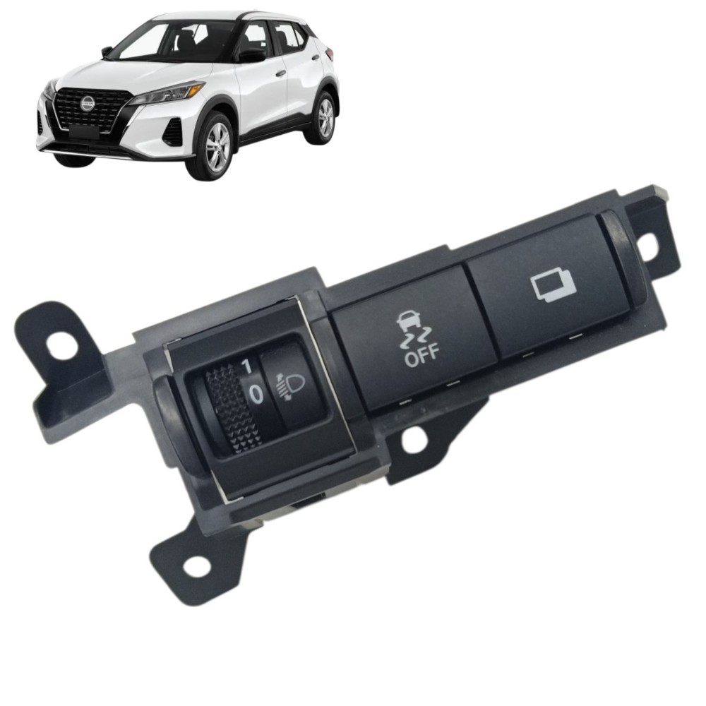 Botão Regulagem Farol Desembaçador Nissan Kicks 2024 2023