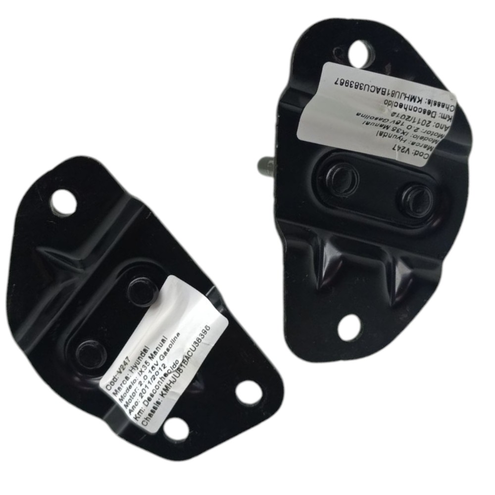 Par Batente Trava Encosto Banco Traseiro Hyundai Ix35 2011 4