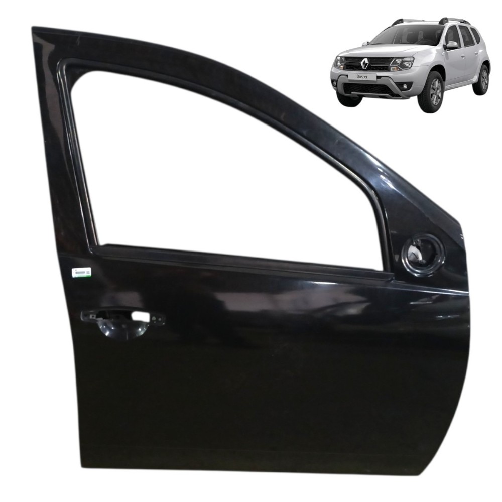 Porta Dianteira Direita Renault Duster Oroch 2016 2017 2018 Dianteira Direito Preto