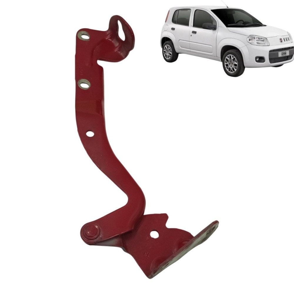 Dobradiça esquerda capô fiat uno Vivace 2012 2013 2014