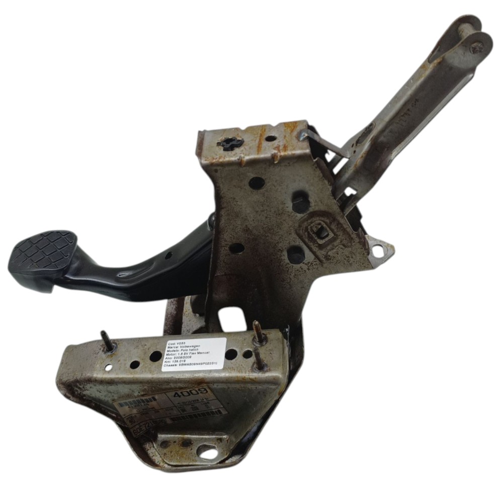 Pedal Freio C/ Suporte Vw Polo 2006 2007 2008 2009 2010 2011 3