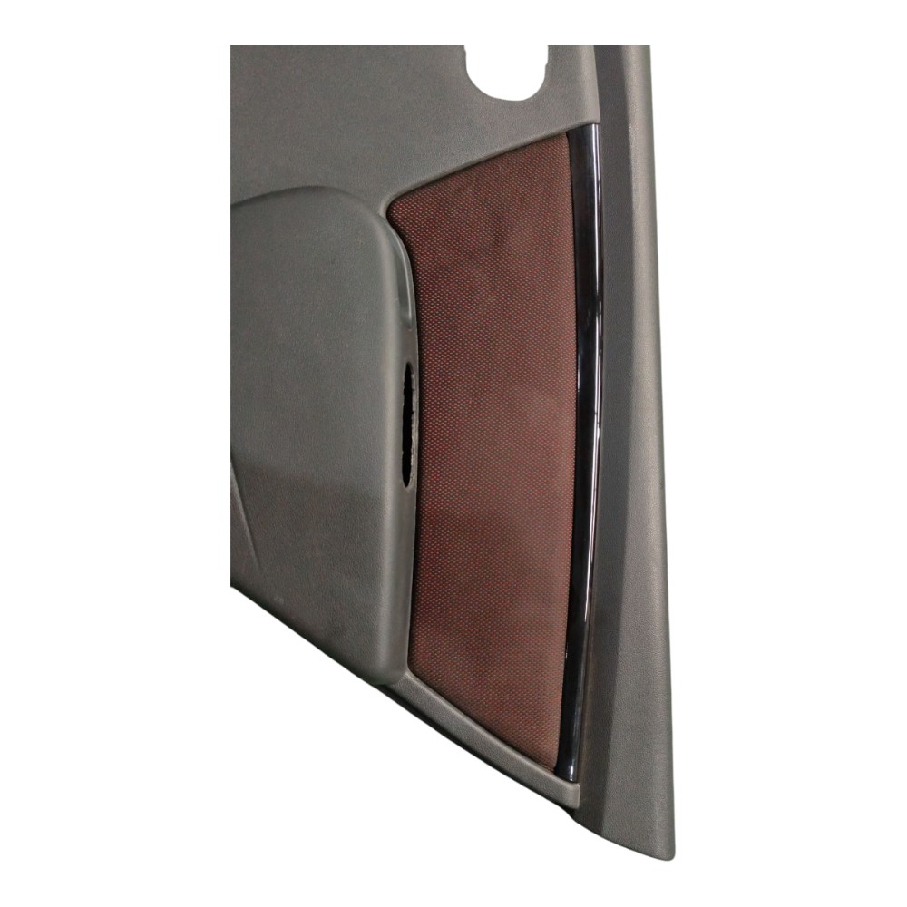 Forro Porta Traseira Direita Renault Sandero Stepway 2014 Cinza Com Detalhe Marrom 3