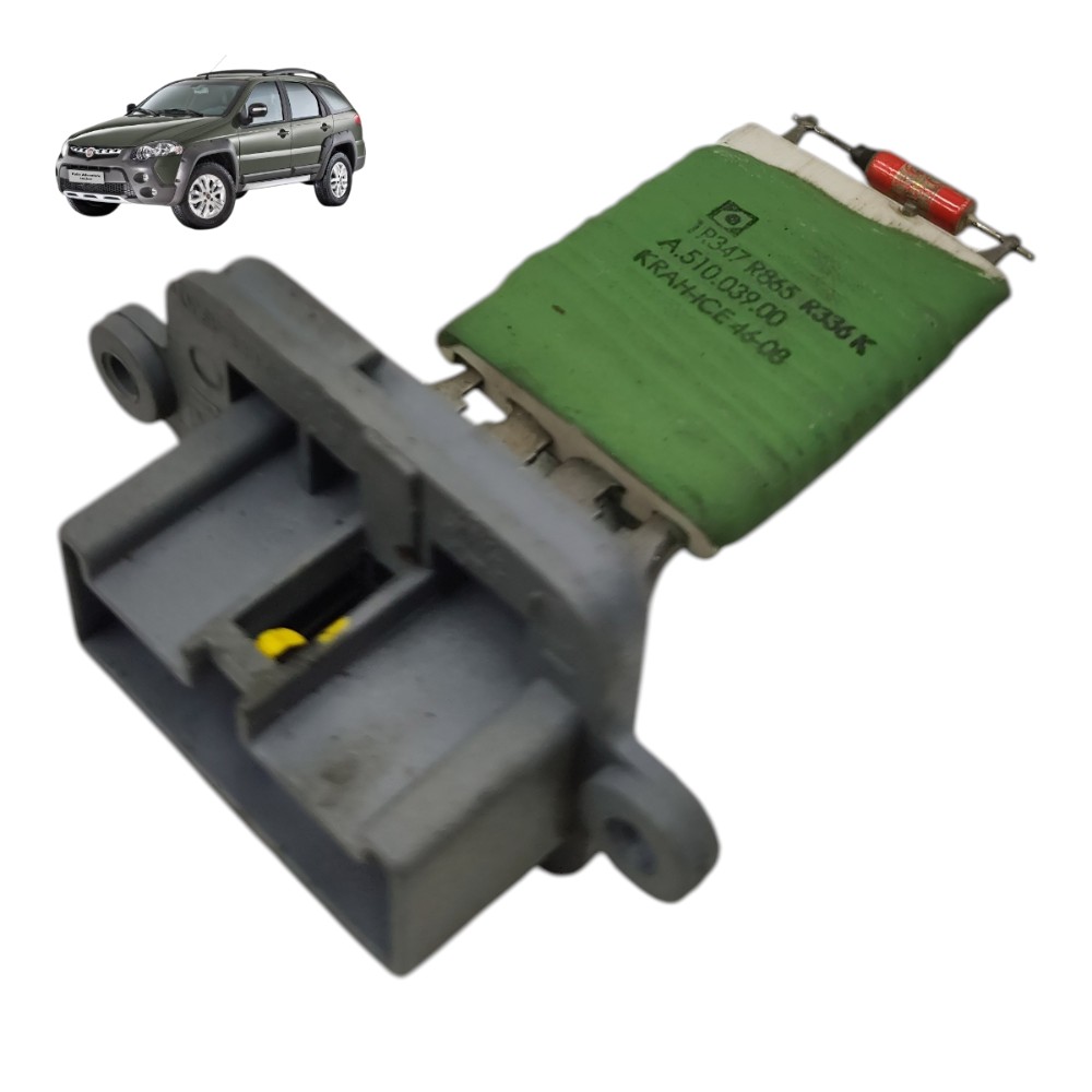 Resistência caixa ar forçado Fiat Palio Siena strada 2010 11