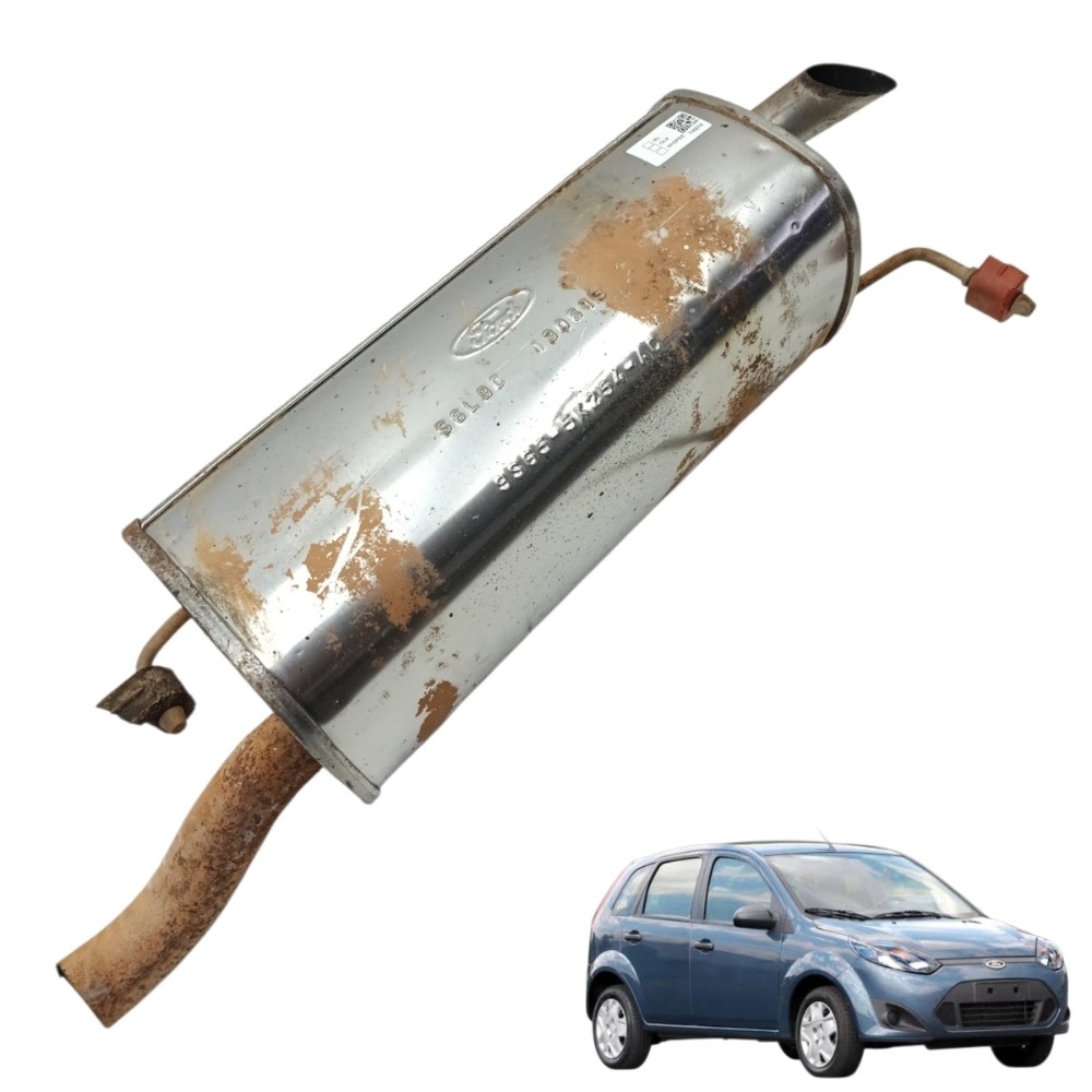 Silencioso Abafador Ford Fiesta Zetec 2012 2013 2014