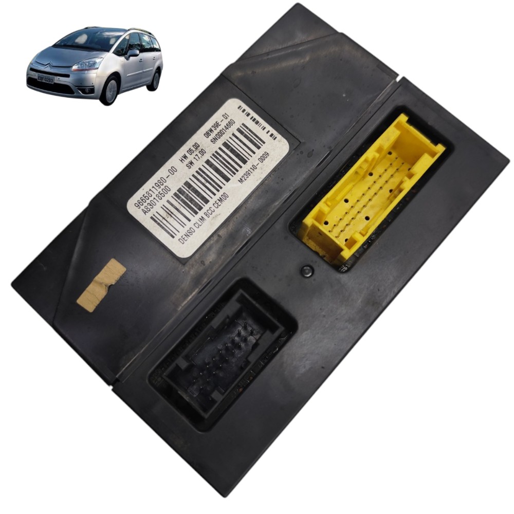 Módulo ar condicionado Citroen Grand C4 2008 2009 9665811880 2