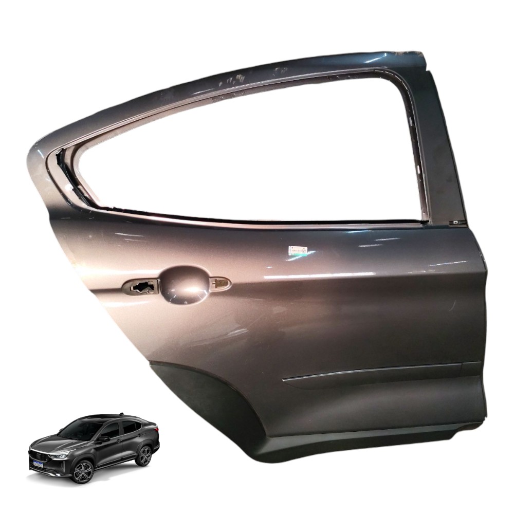 Porta Traseira Direita Fiat Fastback 2021 2022 2023 2023 25 Traseira Direita Cinza 1