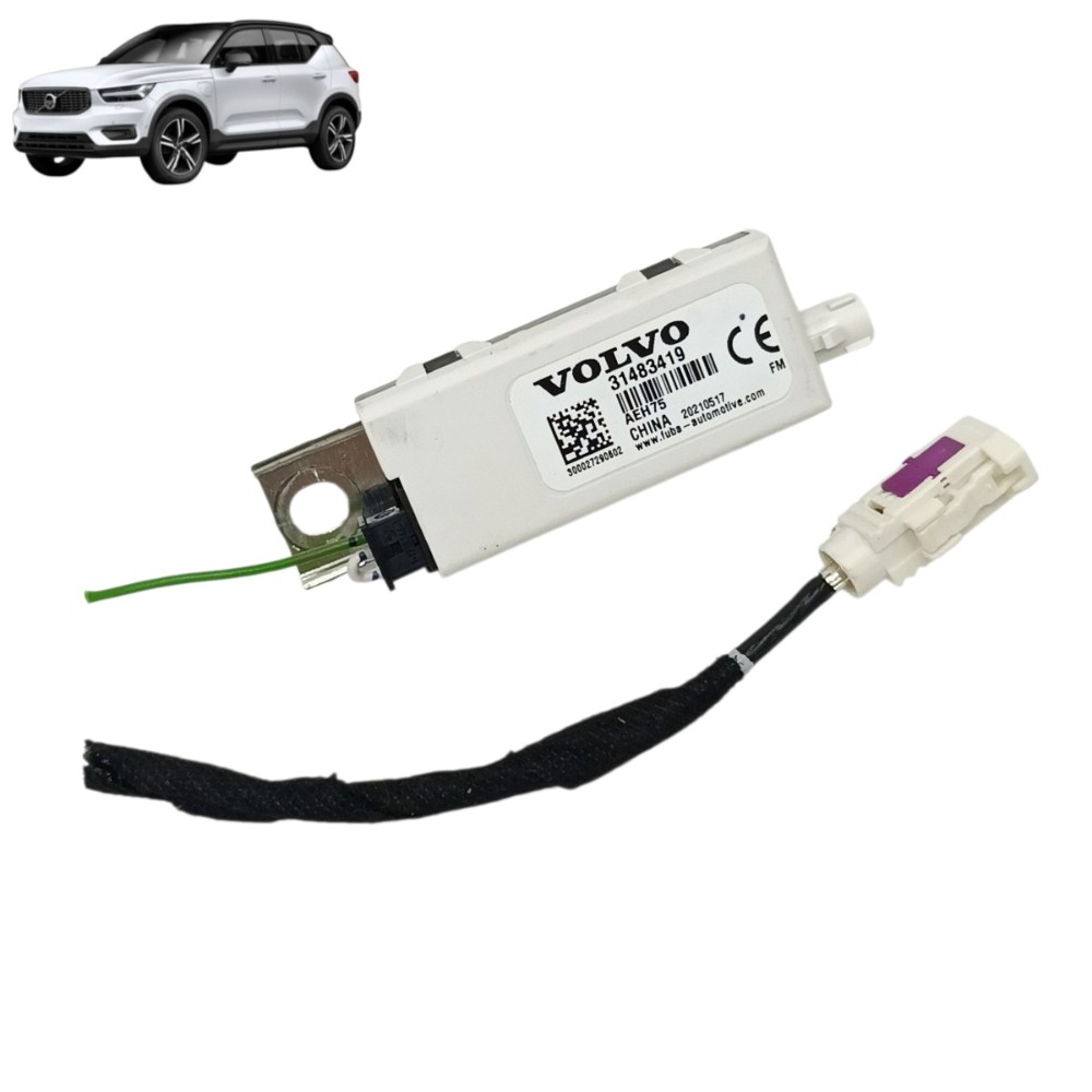 Módulo amplificador antena tetô volvo xc40 híbrido 2022 2021