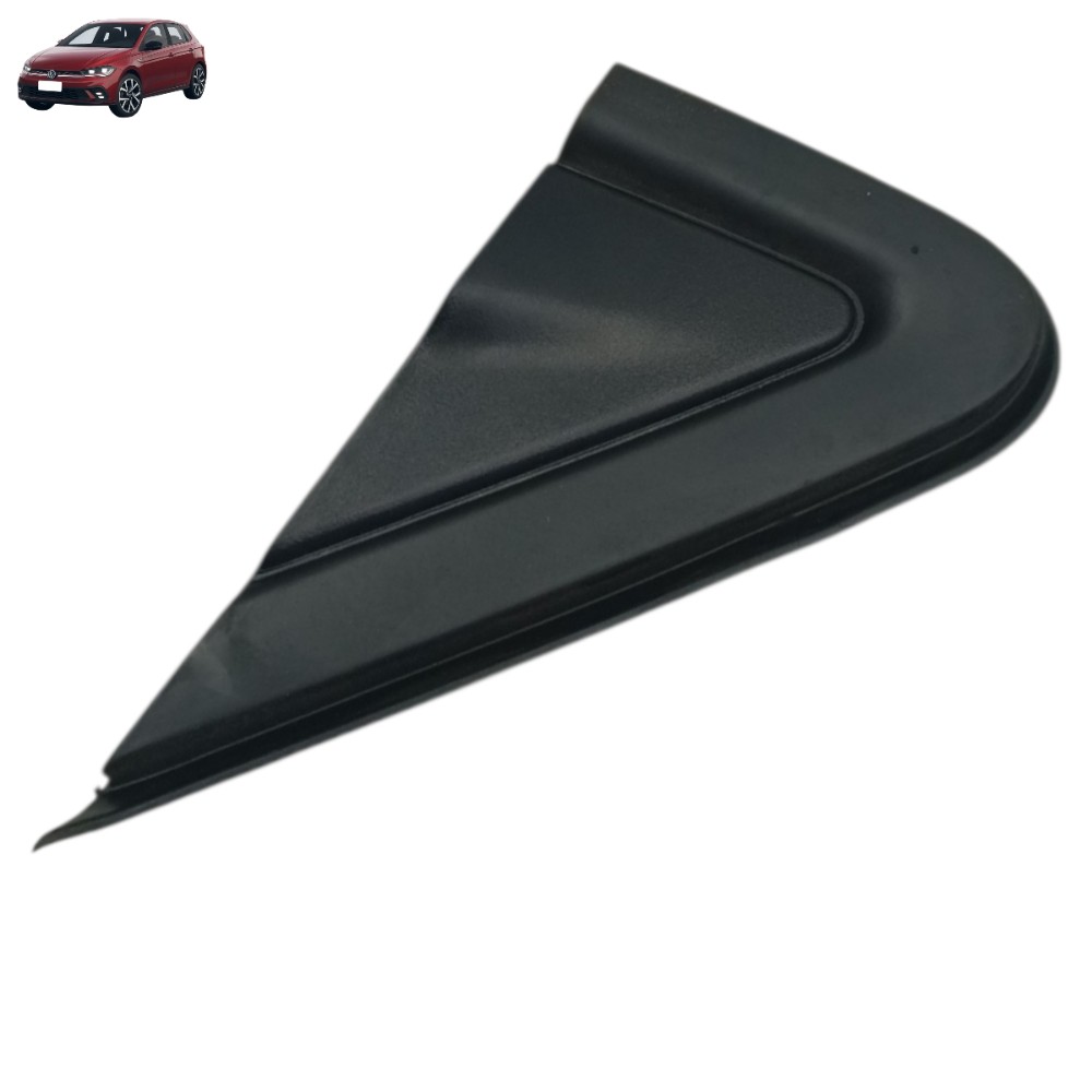 Moldura externa retrovisor esquerdo vw polo 2026 2025 2024