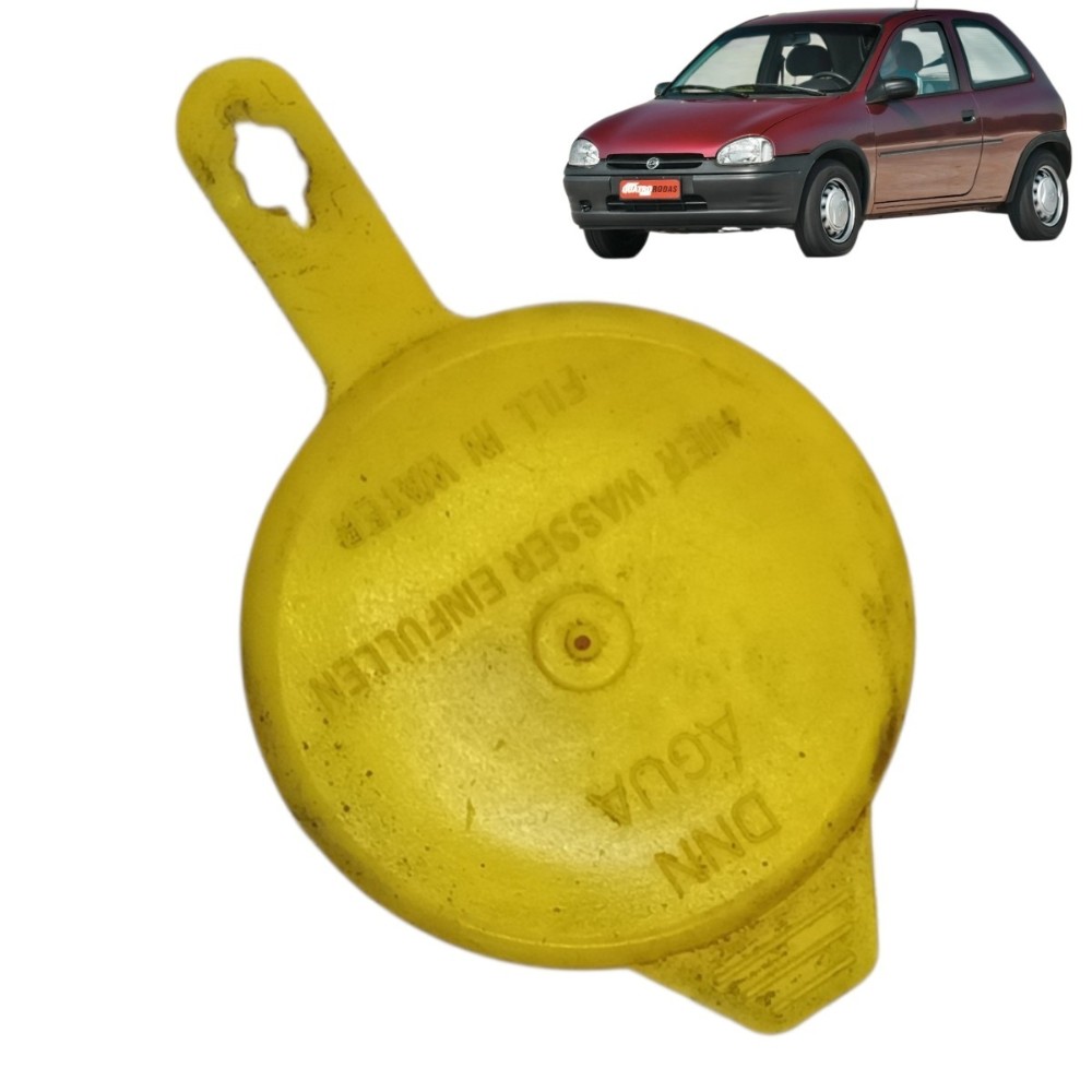 Tampa Reservatório Água Parabrisa Gm Corsa 1997 Até 2001 Amarelo