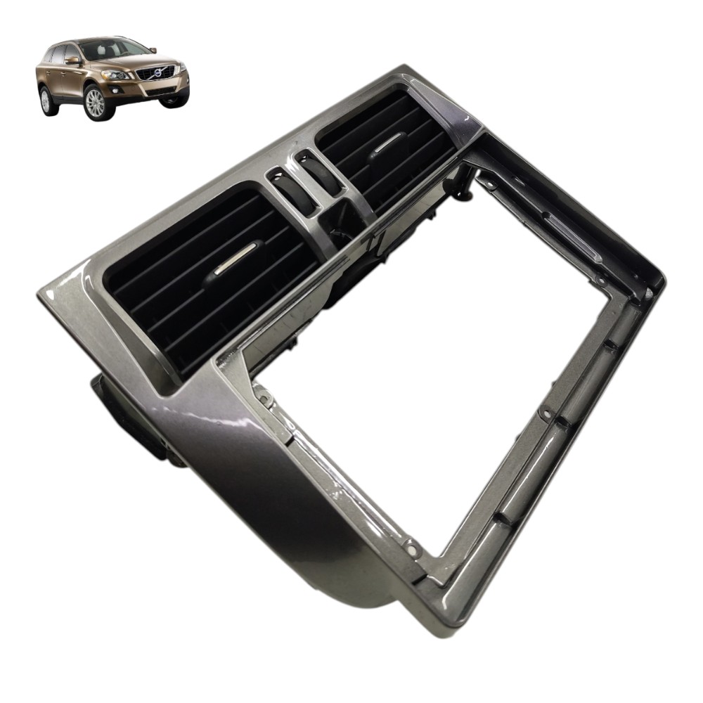 Moldura multimídia difusor ar central volvo xc60 2009 2010 1