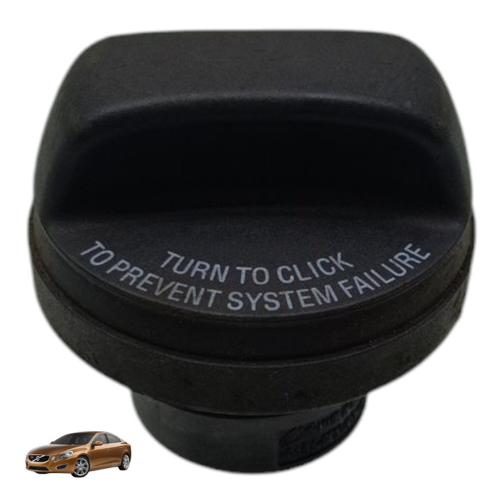 Tampa Gargalo Tanque Combustível Volvo S60 2010 2011 2012 13 Preto 1