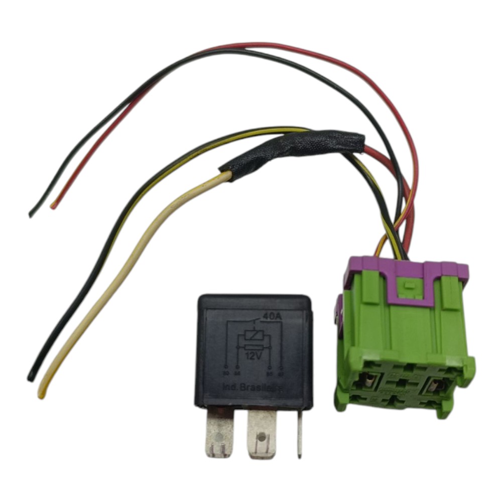 Conector Relé Auxiliar Bomba Ventilador Vw Polo Fox Saveiro 2