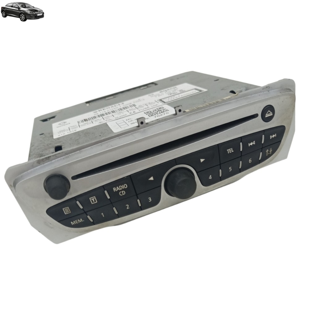 Rádio CD Player original Renault Fluence 2014 2013 2012 2011