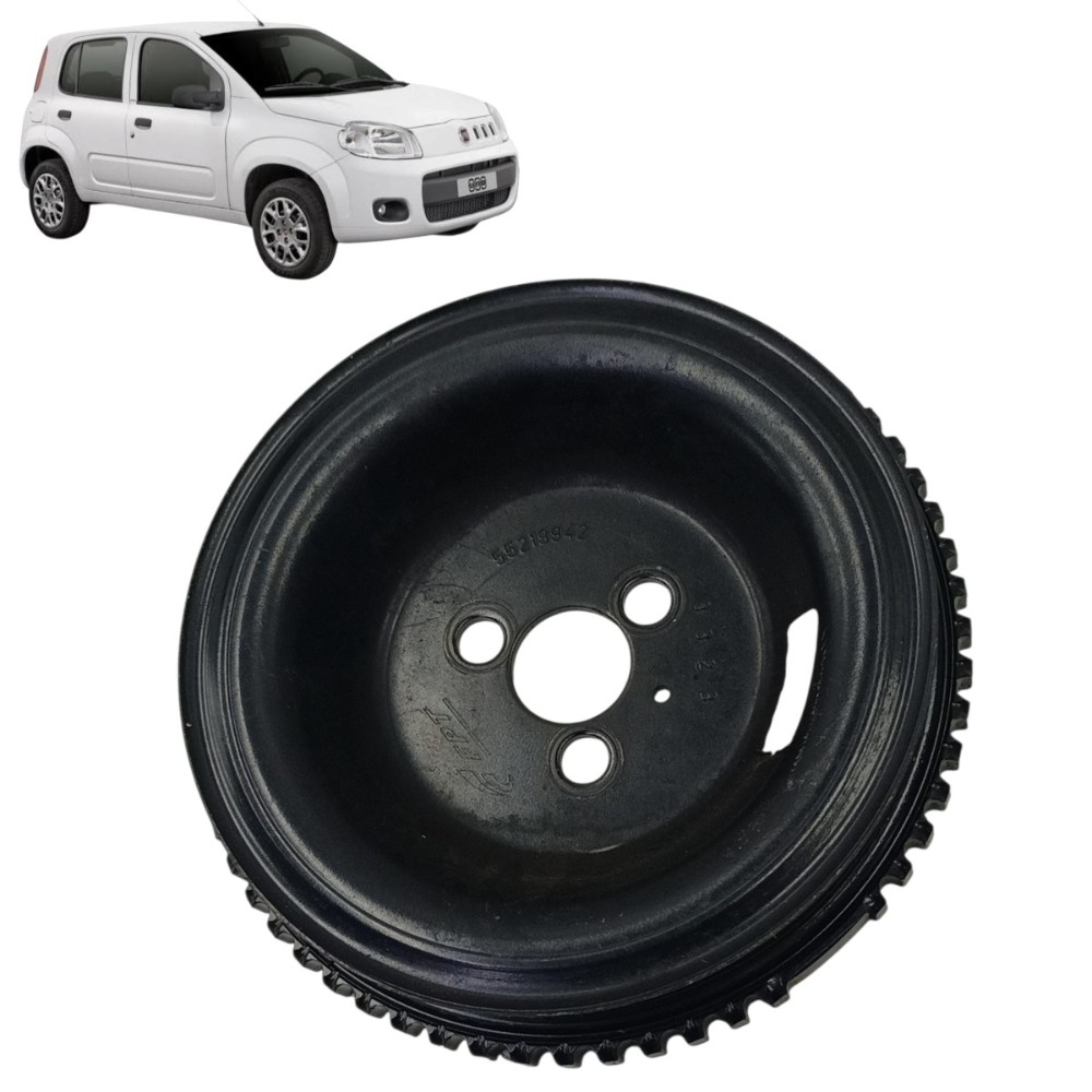 Polia virabrequim fiat uno Vivace 1.0 2012 2013 2014 2015